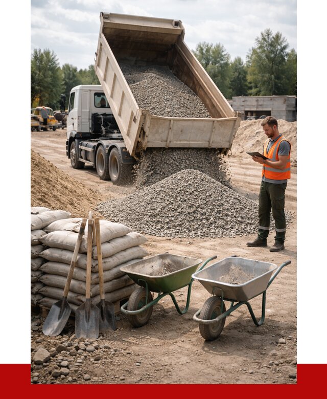 Доставка нерудных материалов в Люберцах от 1263 руб. | ПРОНЕРУДЛюб