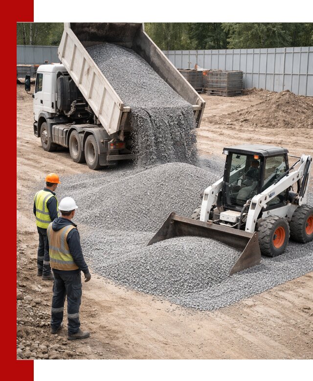 Доставка и продажа гранитного щебня фракции 0-5 в Люберцах