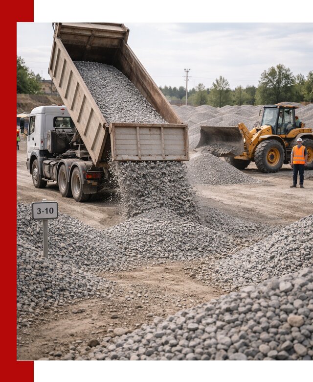 Гранитный щебень фракции 3–10: доставка и продажа в Люберцах