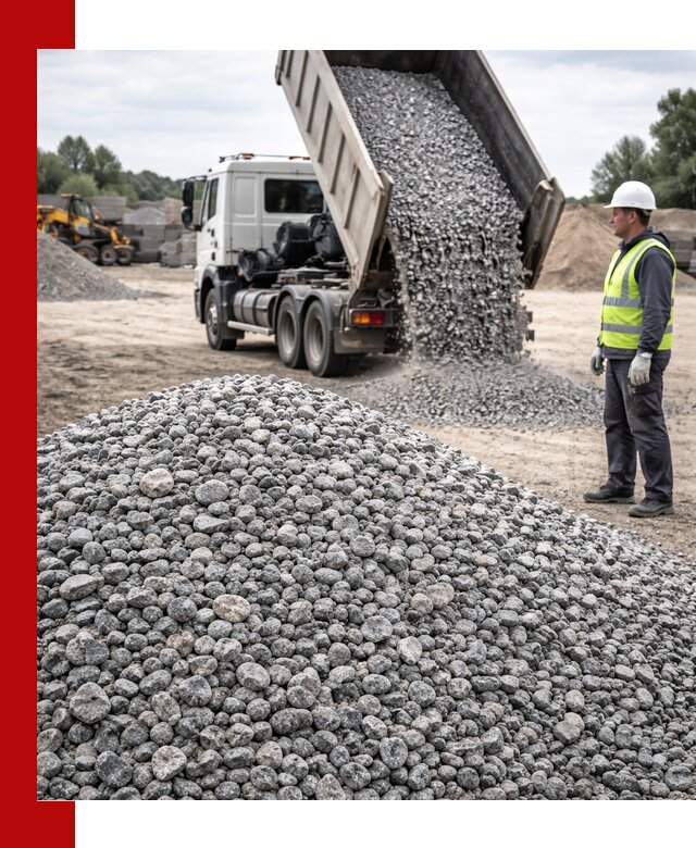 Доставка и продажа гранитного щебня фракции 5-20 в Люберцах