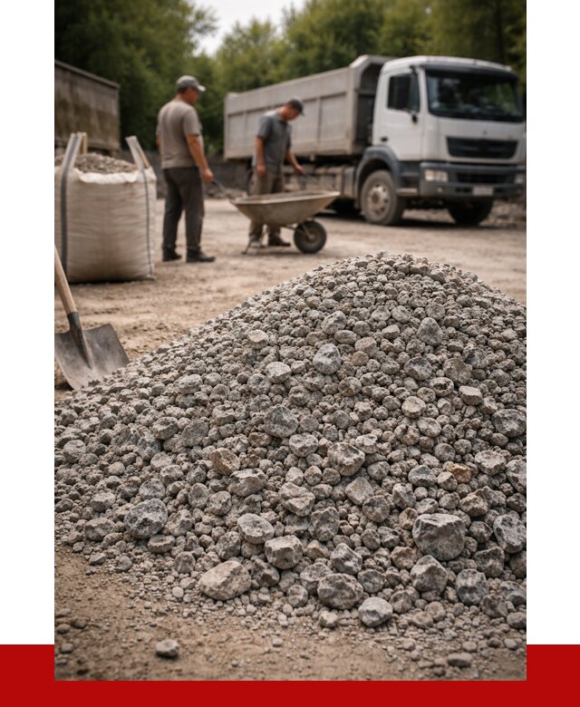 Гранитный щебень фракция 20-40 в Люберцах от 3367 руб. ПРОНЕРУДЛюб