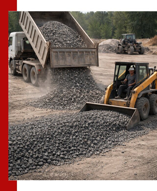 Гранитный щебень фракция 40-70 с доставкой в Люберцах