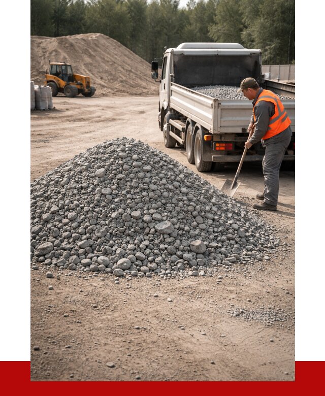 Гравийный щебень фракция 5-10 в Люберцах от 2315 р. | ПРОНЕРУДЛюб