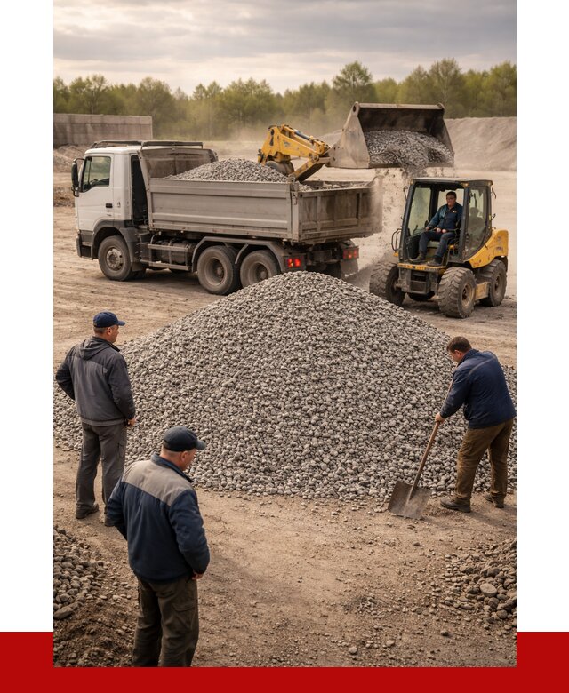 Гравийный щебень фракция 5-20 в Люберцах от 2525 р. ПРОНЕРУДЛюб