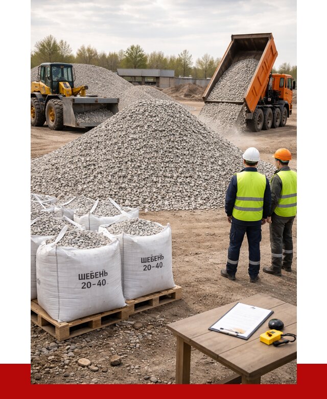 Известняковый щебень 20-40 в Люберцах от 2209 р. ПРОНЕРУДЛюб