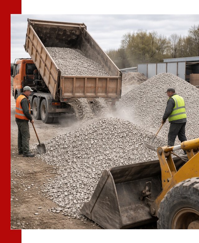 Доломитовый щебень фракции 5-20 с доставкой в Люберцах