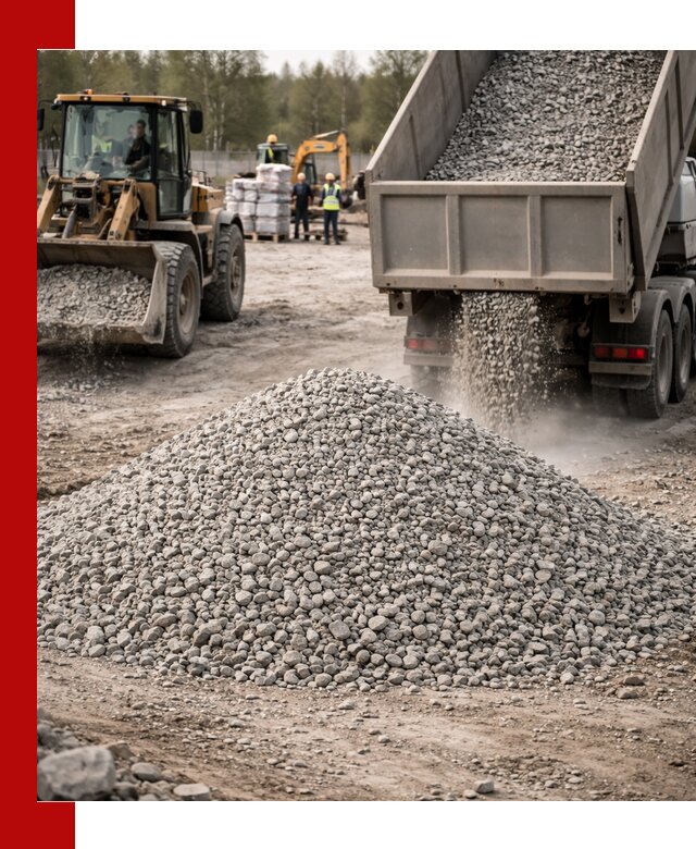 Вторичный щебень фракции 5-20 в Люберцах — доставка и продажа крупнотоннажно