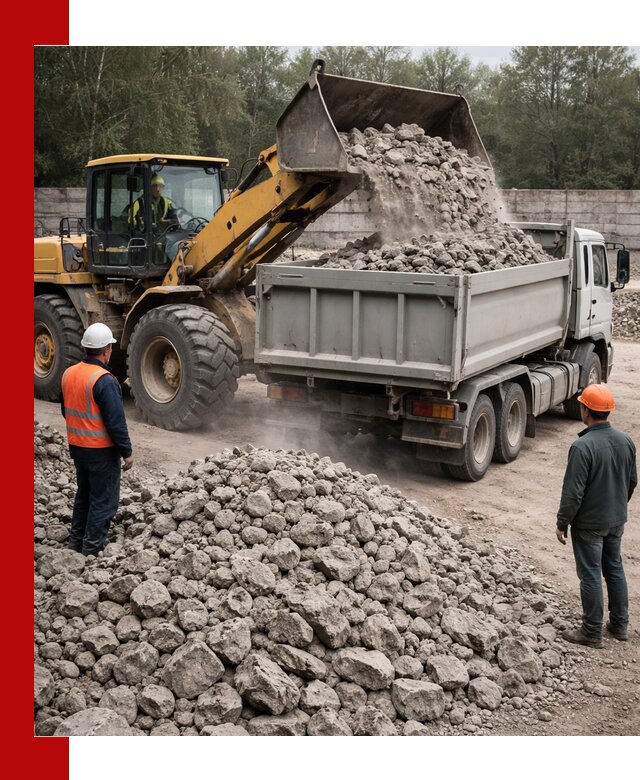 Вторичный щебень фракция 70–150 в Люберцах с доставкой