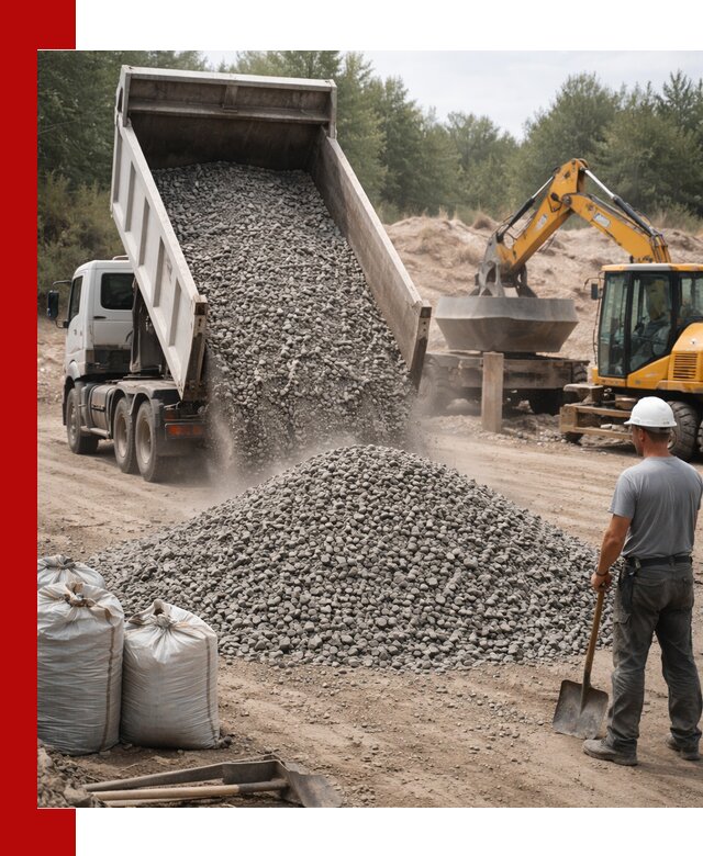 Доставка и продажа бетонного щебня в Люберцах