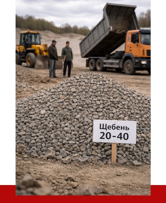 Бетонный щебень фракция 20-40 в Люберцах от 2578 р. | ПРОНЕРУДЛюб