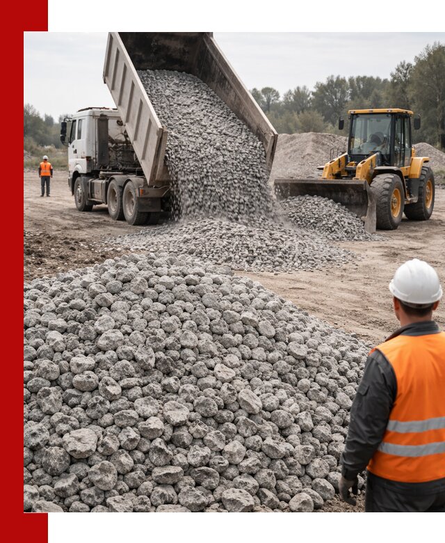 Доставка бетонного щебня фракции 20-40 в Люберцах