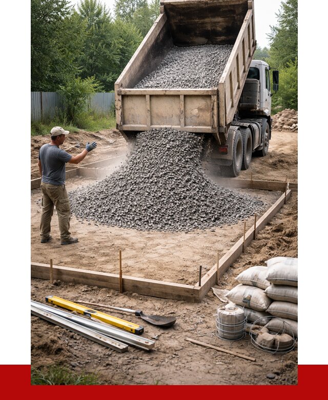 Купить щебень для фундамента в Люберцах от 4734 р. | ПРОНЕРУДЛюб