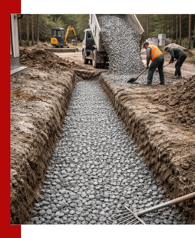 Щебень для дренажа с доставкой в Люберцах высокого качества