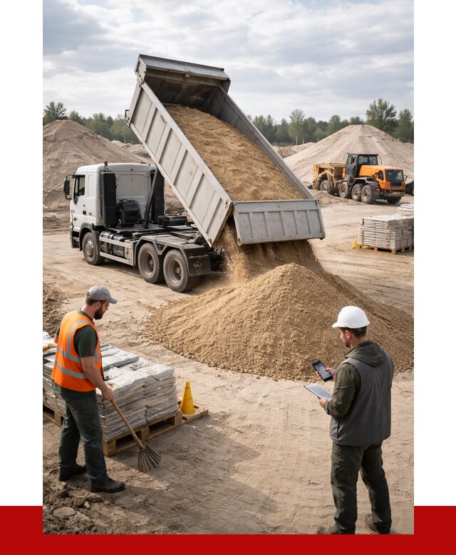 Карьерный песок с доставкой в Люберцах от 3788 р. ПРОНЕРУДЛюб
