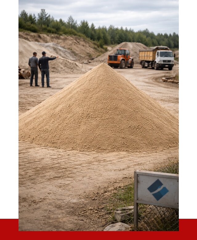 Карьерный песок навалом в Люберцах от 1894 р. | ПРОНЕРУДЛюб