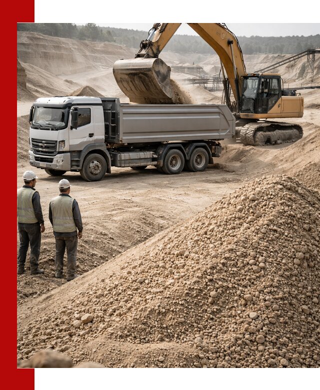 Карьерный крупнозернистый песок с доставкой в Люберцах