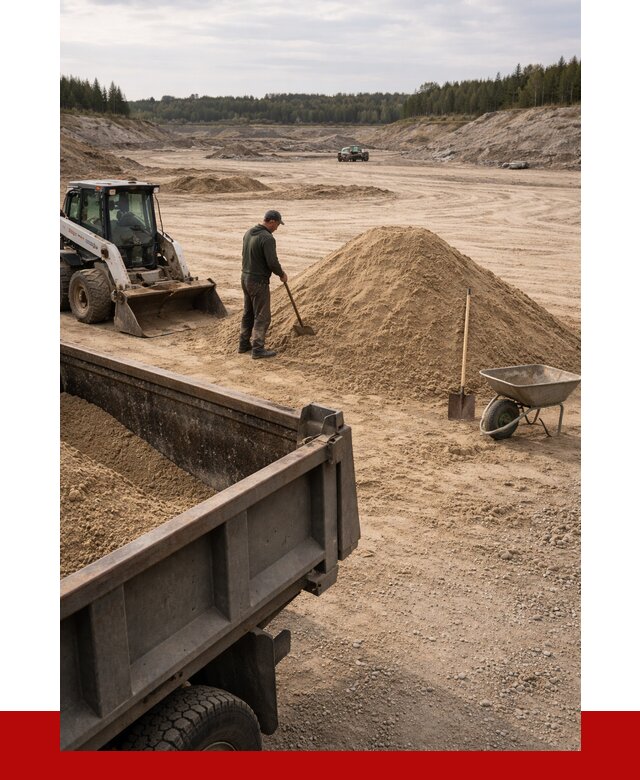 Карьерный песок среднезернистый в Люберцах, от 2315 р. ПРОНЕРУДЛюб