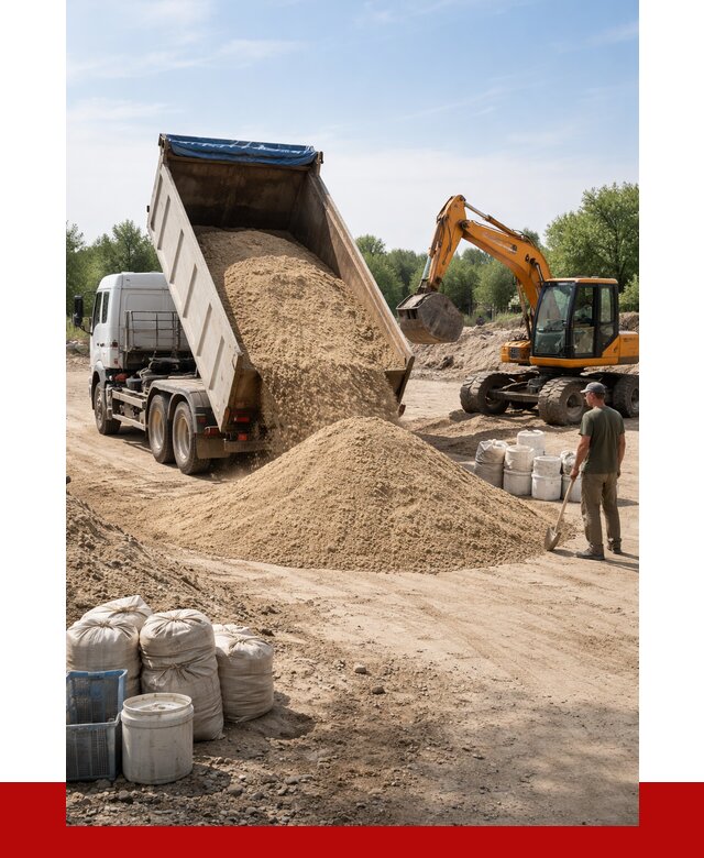 Купить речной песок в Люберцах от 1263 р. за куб | ПРОНЕРУДЛюб