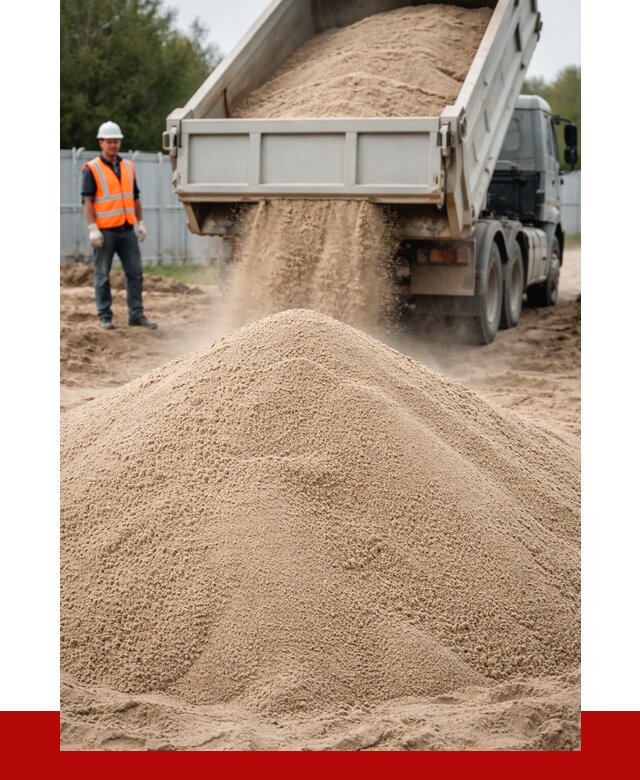 Купить сеяный песок с доставкой в Люберцах от 2315 р ПРОНЕРУДЛюб