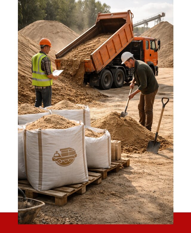 Строительный песок в Люберцах от 2315 р. с доставкой, ПРОНЕРУДЛюб