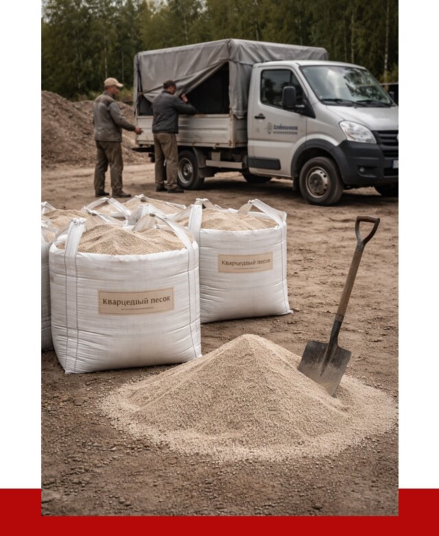 Кварцевый песок для пескоструя в Люберцах от 4734 р. | ПРОНЕРУДЛюб