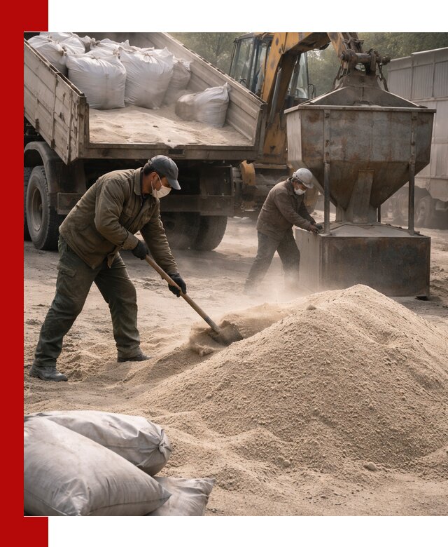 Кварцевый песок для пескоструя в Люберцах — доставка и качество