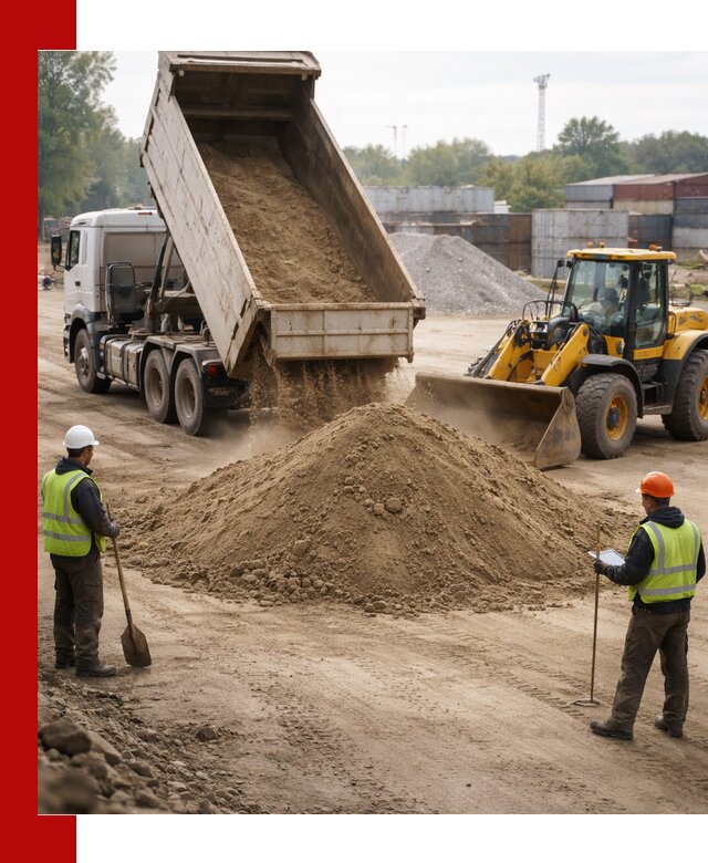 Доставка и продажа пескогрунта оптом и в розницу в Люберцах