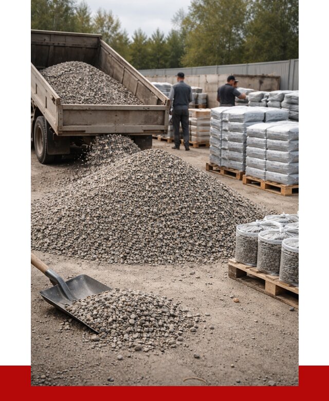 Гравий фракция 5-20 в Люберцах купить от 2420 р. ПРОНЕРУДЛюб