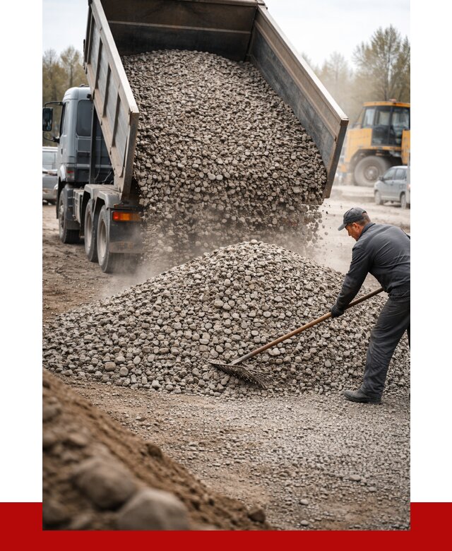 Гравий фракция 20-40 в Люберцах от 2630 р. доставка | ПРОНЕРУДЛюб