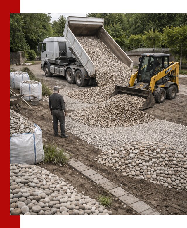 Доставка морской гальки оптом и в розницу в Люберцах