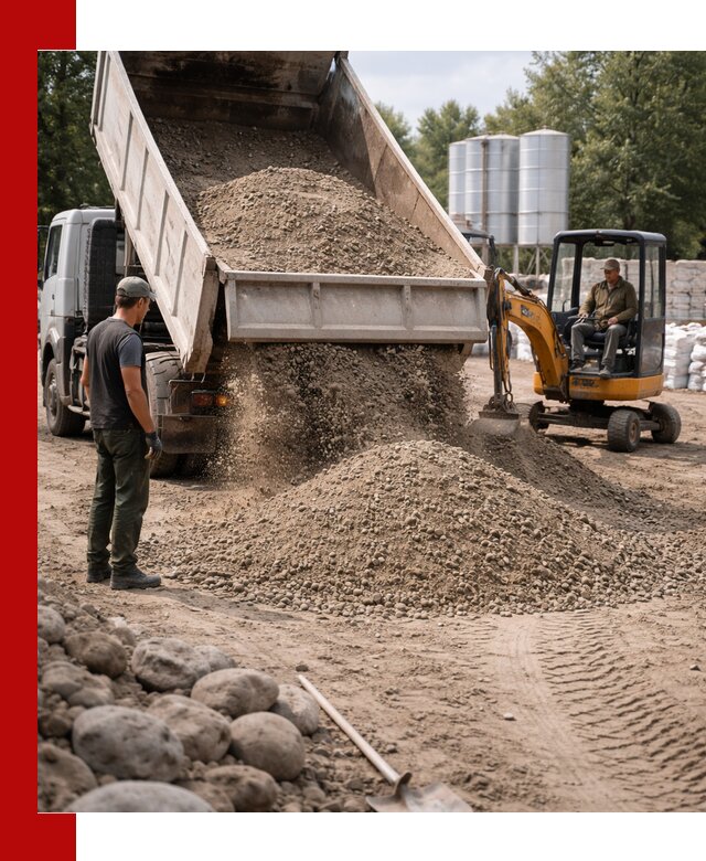 Доставка ПГС С3 в Люберцах самосвалами и миксерами