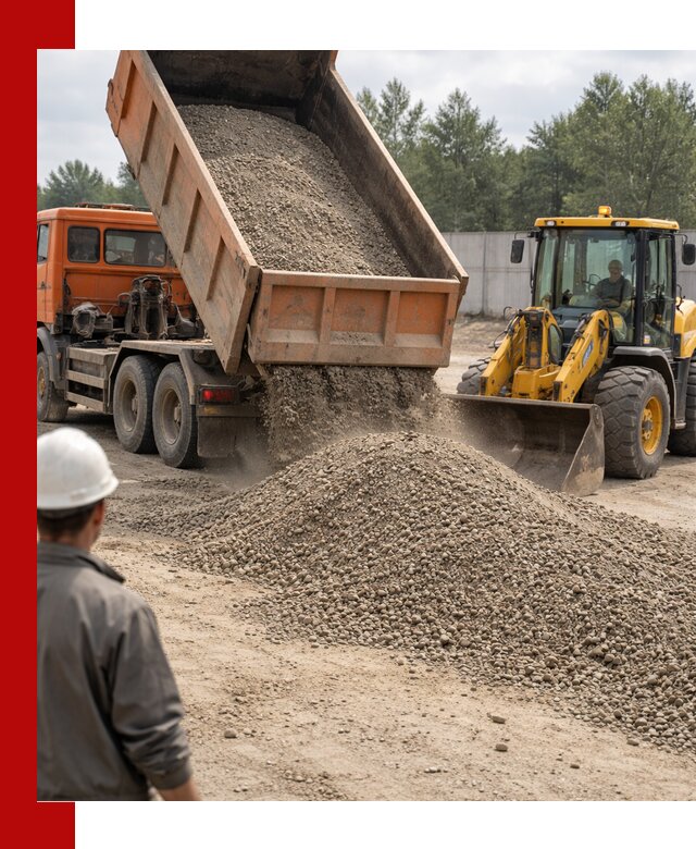 Доставка щпс С8 самосвалами в Люберцах от производителя