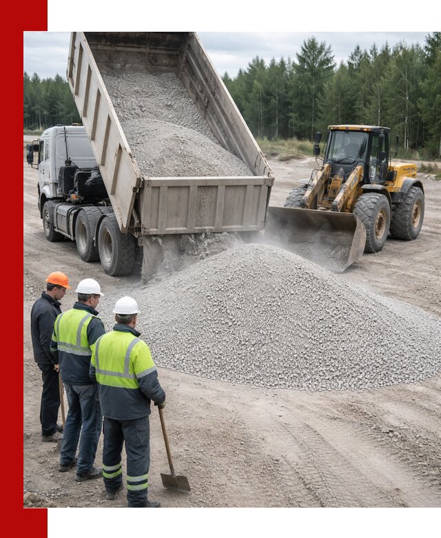 Известняковый отсев 0-5 доставка в Люберцах быстро и выгодно