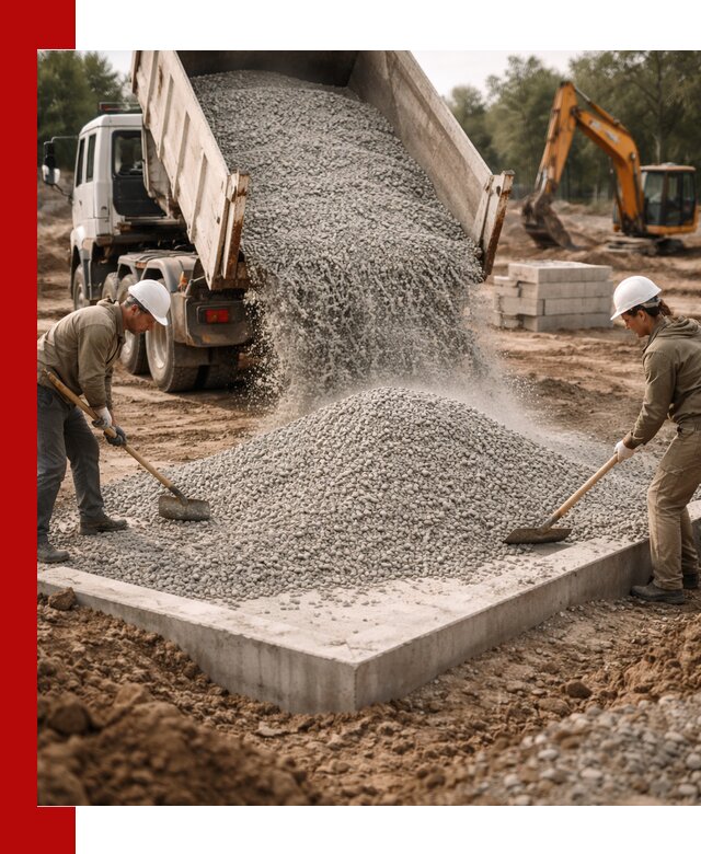 Доставка и продажа отсева для бетона в Люберцах