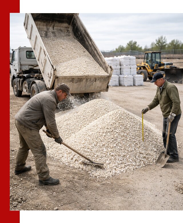 Мраморная крошка с доставкой и разгрузкой в Люберцах