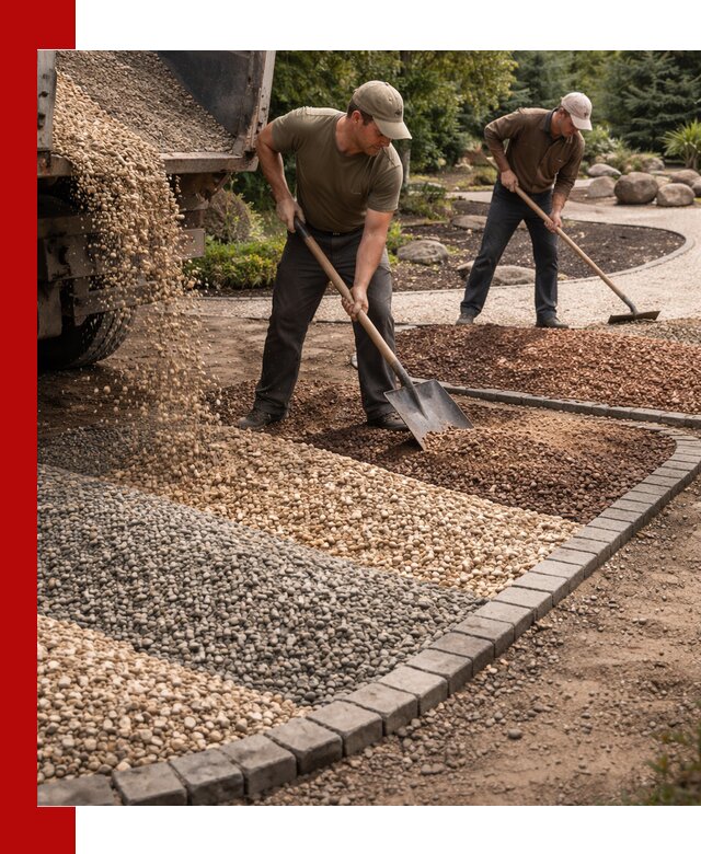 Декоративная крошка для ландшафта в Люберцах — продажа и доставка