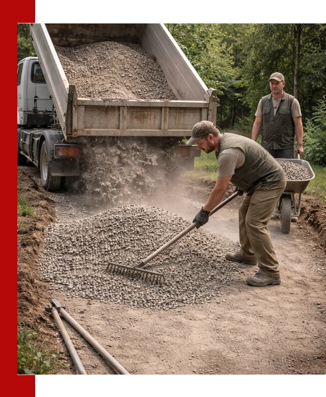 Каменная крошка для дорожек с доставкой в Люберцах