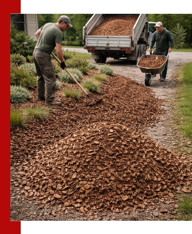 Крошка для мульчирования с доставкой в Люберцах