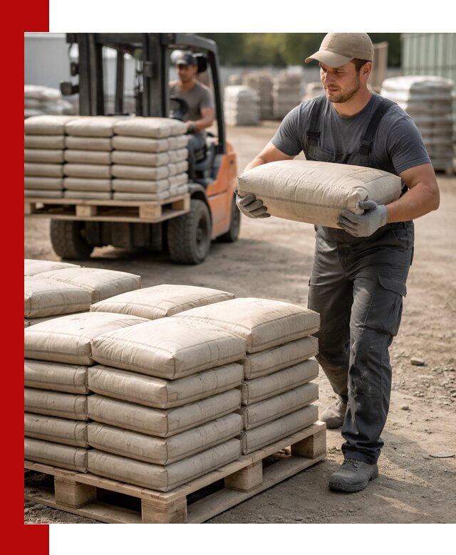 Доставка цемента в мешках оптом и в розницу в Люберцах