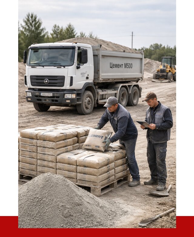 Купить цемент м500 с доставкой в Люберцах от 5471 р. | ПРОНЕРУДЛюб