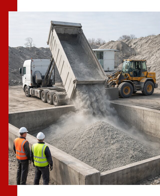 Доставка цемента навалом в Люберцах крупными партиями