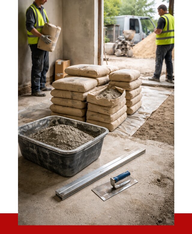 Купить сухую смесь для стяжки в Люберцах от 4734 р. | ПРОНЕРУДЛюб