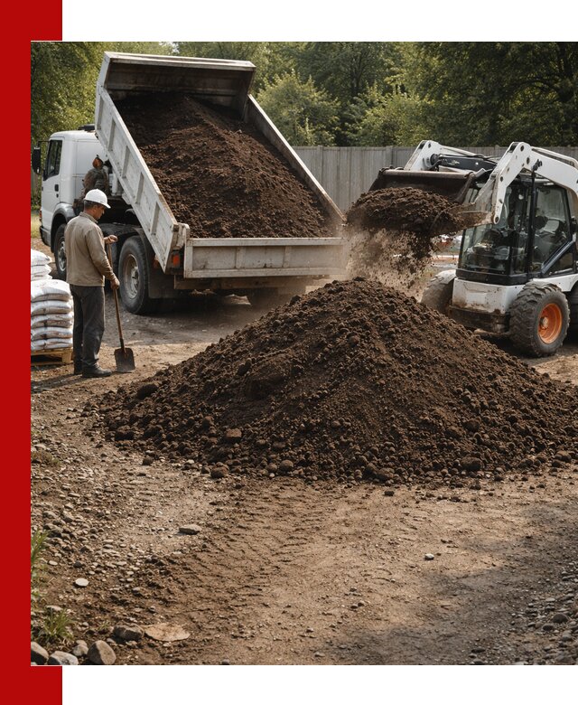 Доставка растительного грунта в Люберцах от производителя оптом и в розницу