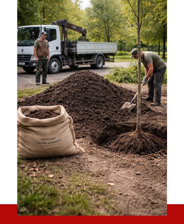 Грунт для посадки деревьев в Люберцах от 1263 р. | ПРОНЕРУДЛюб