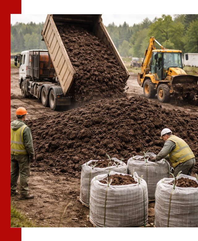 Доставка нейтрального торфа в Люберцах оптом и в розницу