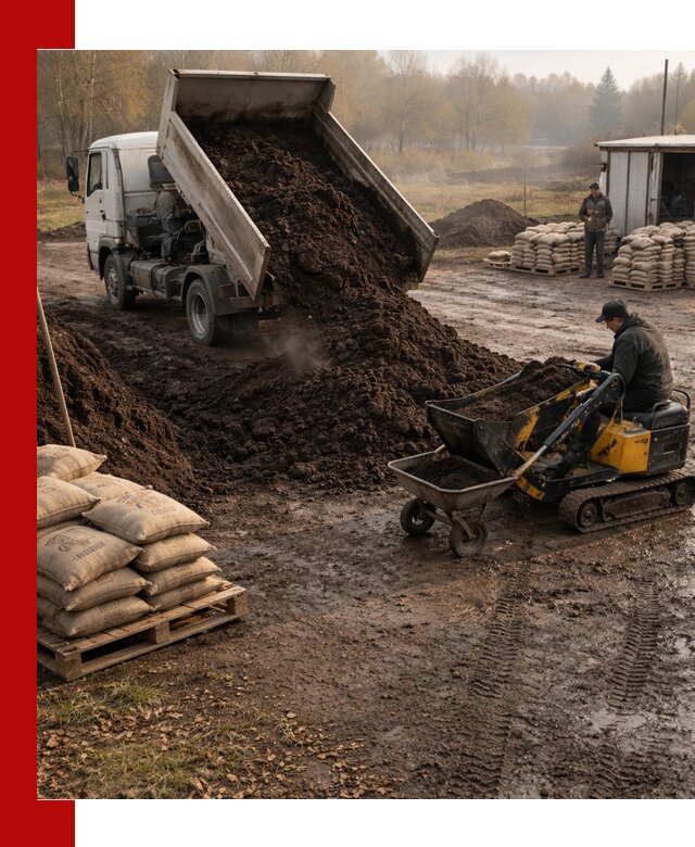 Кислый торф в доставке по выгодным ценам в Люберцах