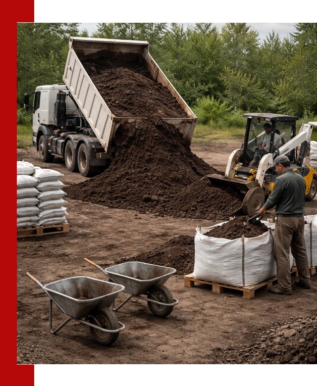 Доставка и продажа торфогрунта в Люберцах оптом и в розницу