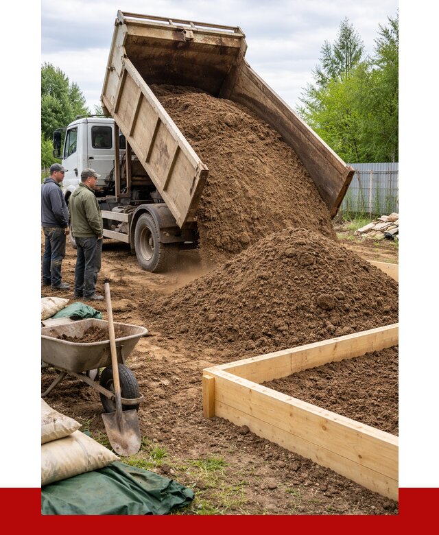 Торфо песчаная смесь в Люберцах с доставкой от 1946 р. | ПРОНЕРУДЛюб