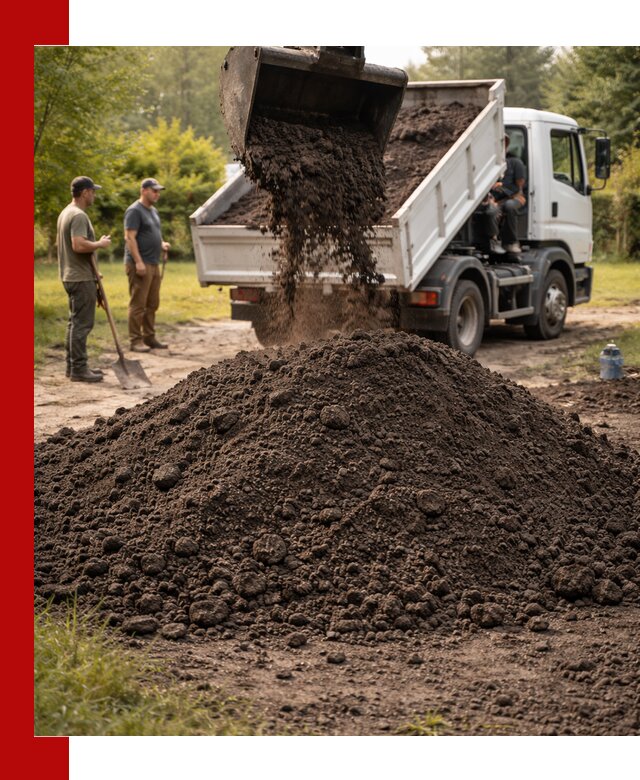 Доставка и продажа чернозема в Люберцах оптом и в розницу