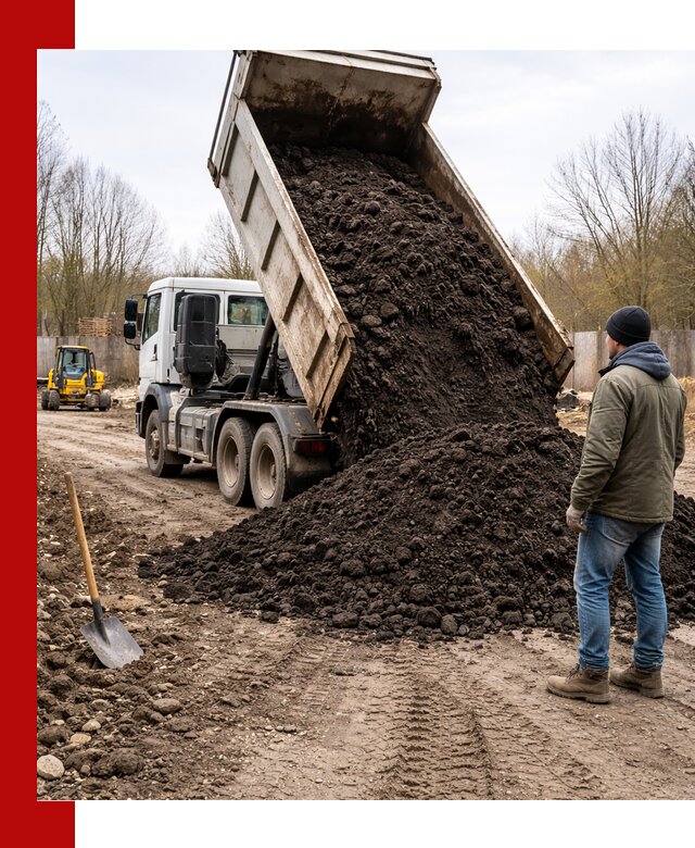 Доставка чернозема навалом в Люберцах быстро и выгодно